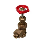 Bronze 400 lb Angle Valve with Monel Trim, Union End
